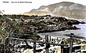 Tipaza - Vue sur le Mont Chenoua